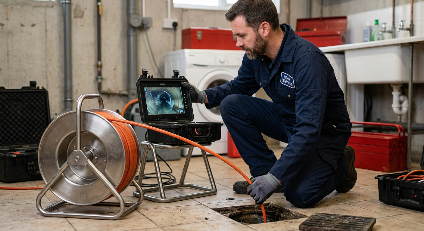 Inspection caméra endoscopique de canalisation à Montrouge